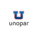 Logo da empresa Unopar, mais uma empresa que faz parte do grupo Cogna Educação