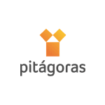 Logo da empresa Pitágoras, mais uma empresa que faz parte do grupo Cogna Educação